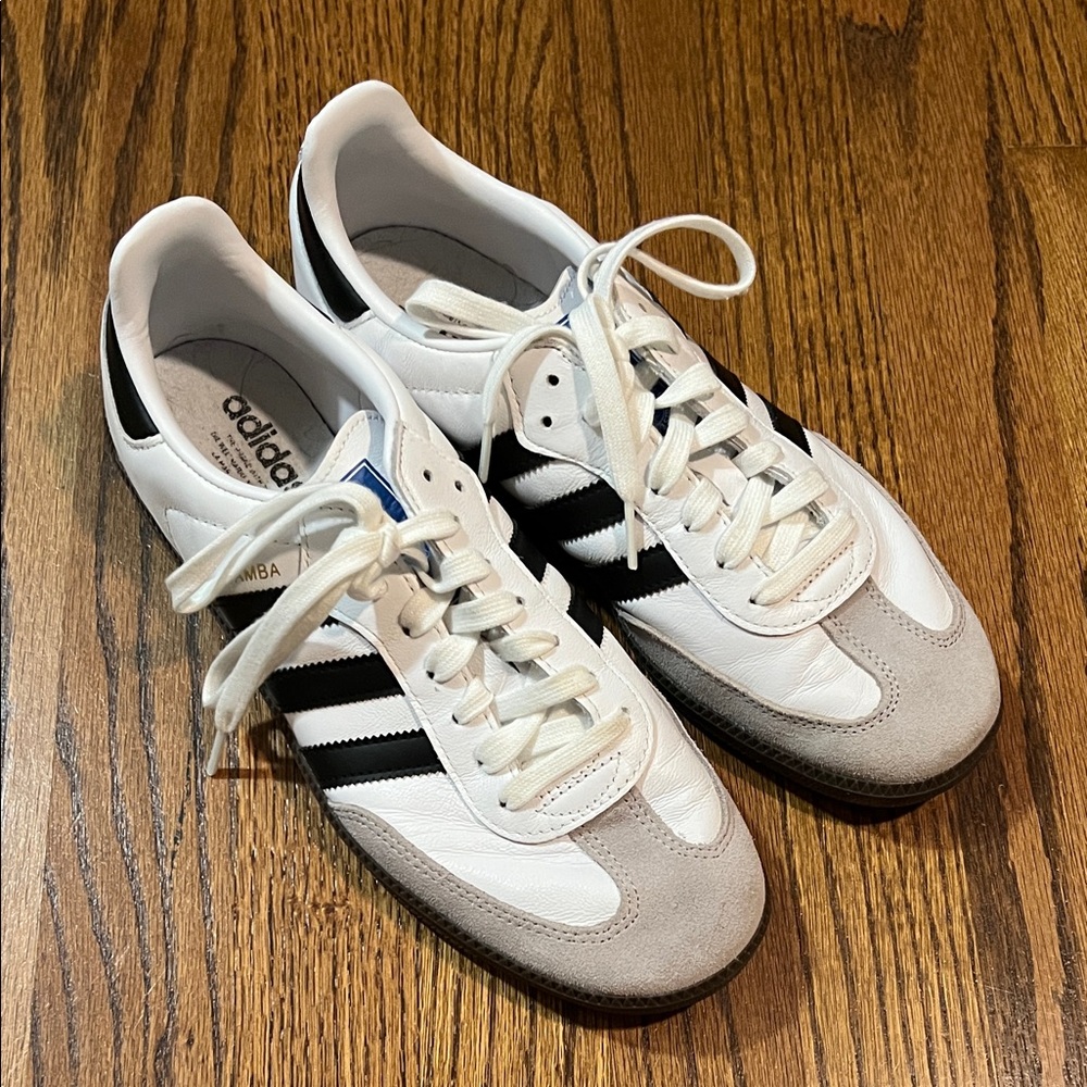 Adidas Samba White Black Sneakers
